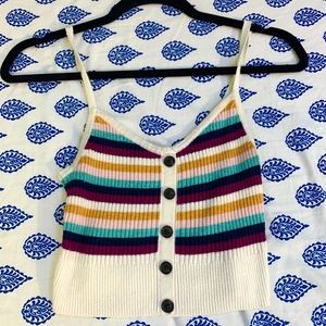 STRIPED CROP TOP